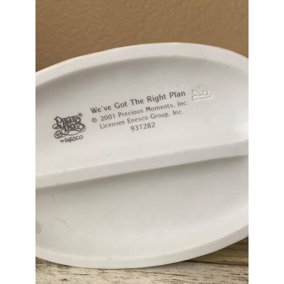 Precious Moments “We’ve Got the Right Plan” Figurine 2001 Enesco 937282 - Picture 12 of 12